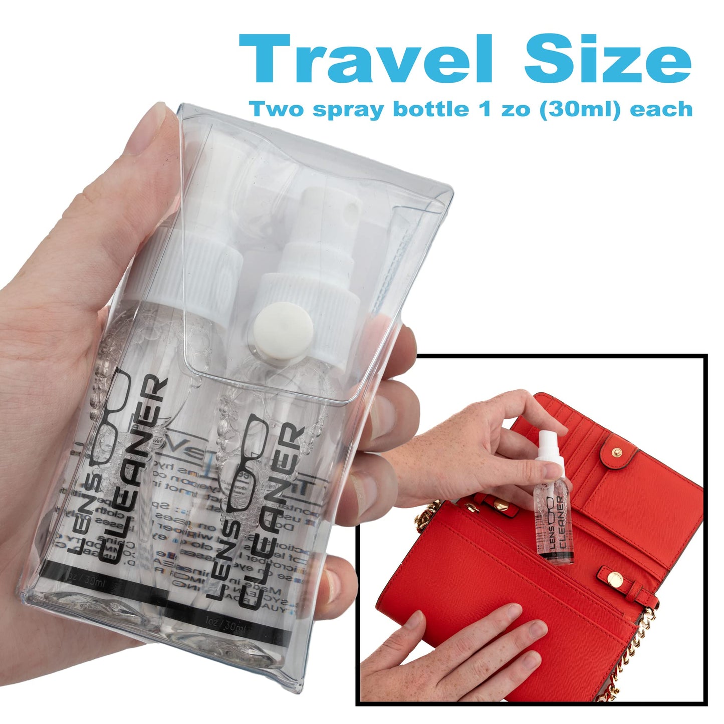Lens Cleaning Spray Travel kit for Eye Glasses, Sunglasses