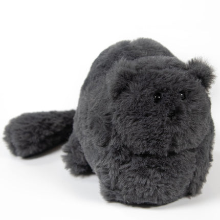 Black Kitty Cat Stuffed Animal Plushie, Mini Kitten Cute Soft Plush
