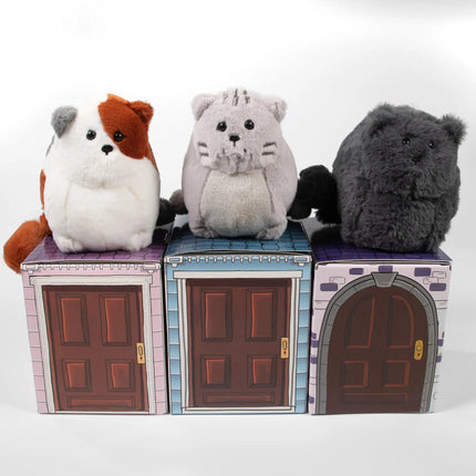 Tabby Kitty Cat Stuffed Animal Plushie, Mini Kitten Cute Soft Plush